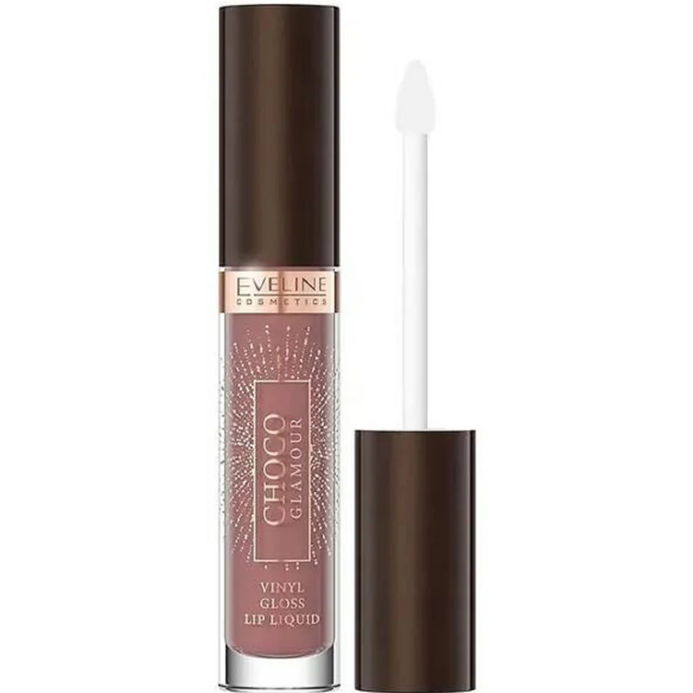Eveline Cosmetics Choco Glamour Vinyl Gloss Lip Liquid 4.5ml - Image 4