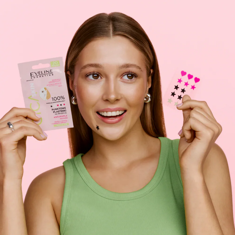 Eveline Cosmetics Cica Skin Anti-Pimple Hydrocolloid Spot Patches x20 - Image 3