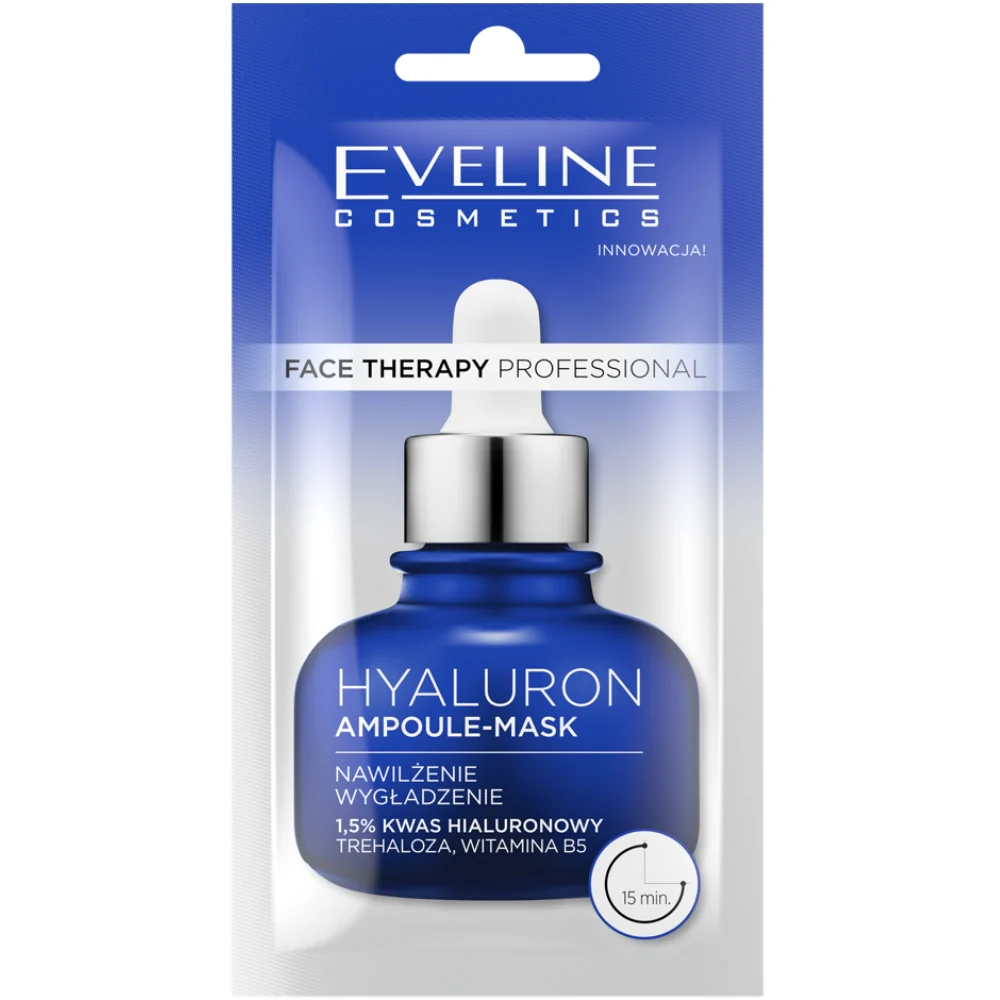 Eveline Cosmetics Face Therapy Hyaluron Ampoule-Mask 8ml - Image 3