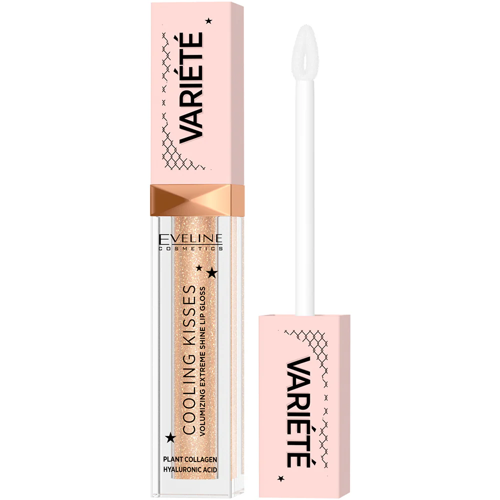 Eveline Cosmetics Variete Cooling Kisses Volumising Extreme Lip Gloss 6.8ml - Image 2