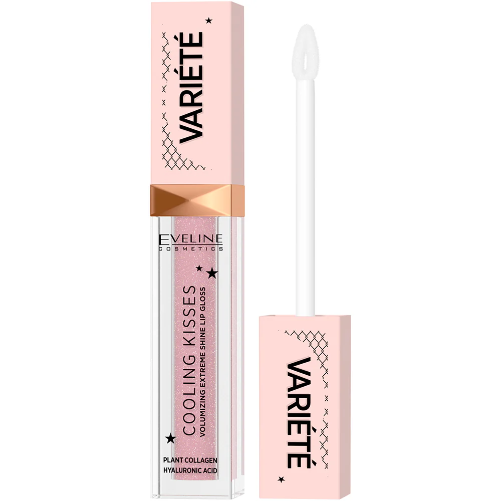 Eveline Cosmetics Variete Cooling Kisses Volumising Extreme Lip Gloss 6.8ml - Image 3