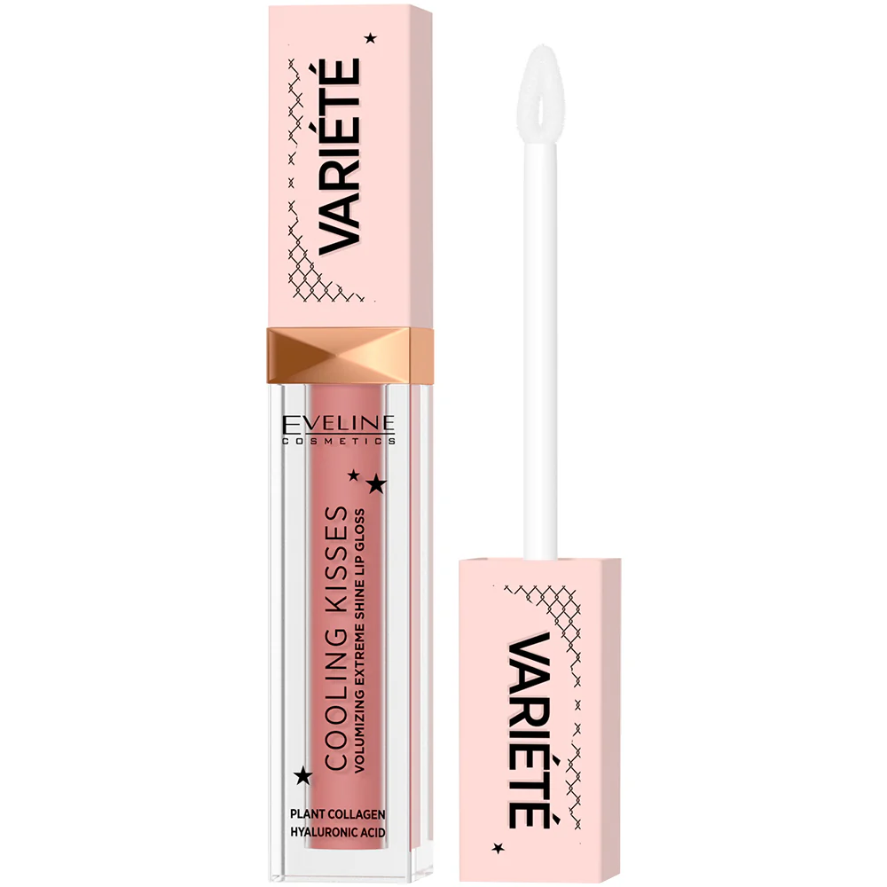 Eveline Cosmetics Variete Cooling Kisses Volumising Extreme Lip Gloss 6.8ml - Image 4