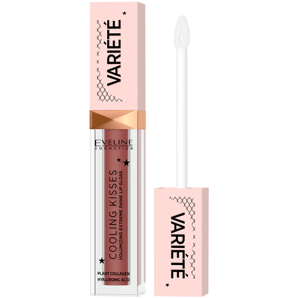 Eveline Cosmetics Variete Cooling Kisses Volumising Extreme Lip Gloss 6.8ml - Image 5