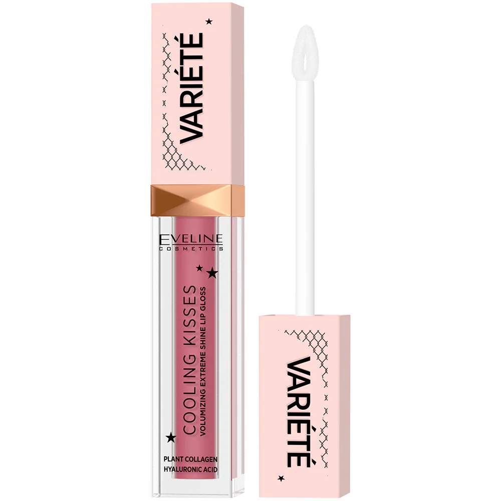 Eveline Cosmetics Variete Cooling Kisses Volumising Extreme Lip Gloss 6.8ml - Image 6