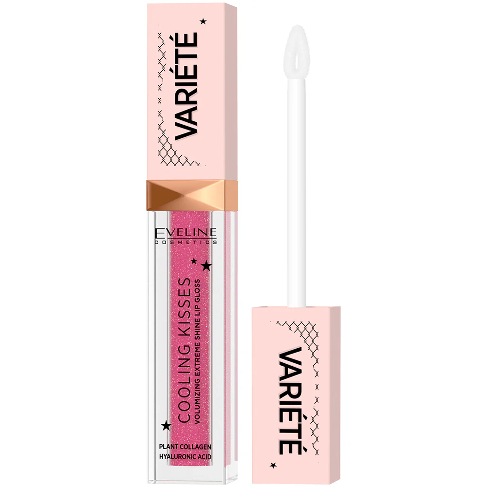 Eveline Cosmetics Variete Cooling Kisses Volumising Extreme Lip Gloss 6.8ml - Image 7