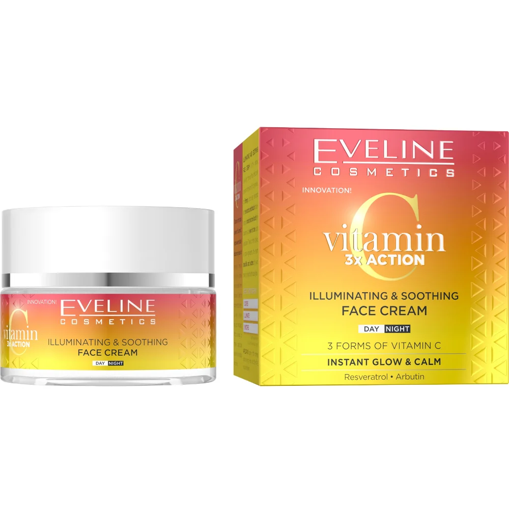 Eveline Cosmetics Vitamin C 3x Action Illuminating Face Cream 50ml - Image 3