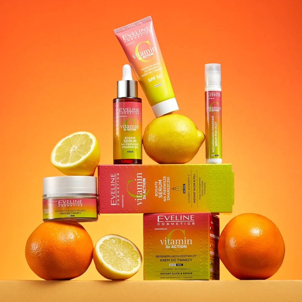 Eveline Cosmetics Vitamin C 3x Action Roll-On Eye Serum 15ml - Image 2