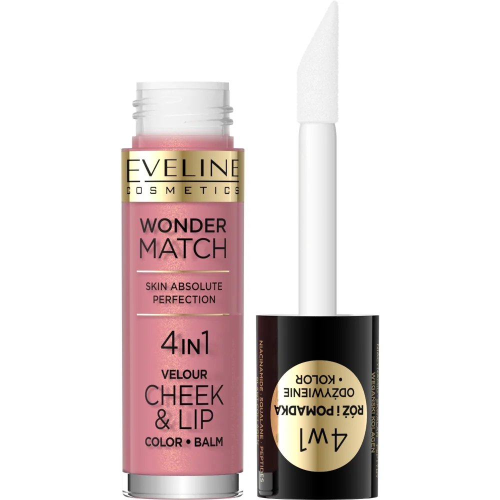 Eveline Cosmetics Wonder Match Skin Absolute Perfection 4 In 1 Velour Cheek & Lip Colour Balm 4.5ml - Image 2