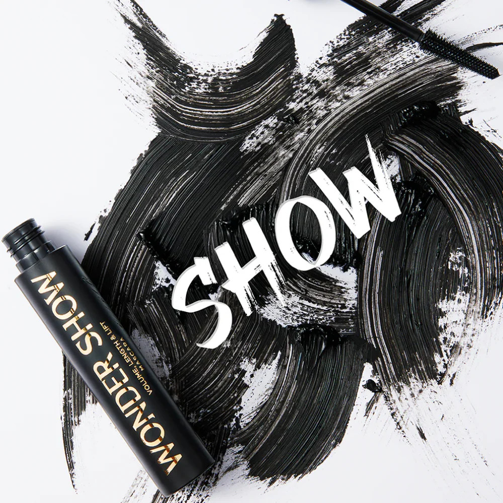 Eveline Cosmetics Wonder Show Volume, Length & Lift Mascara Intense Black 7ml - Image 3