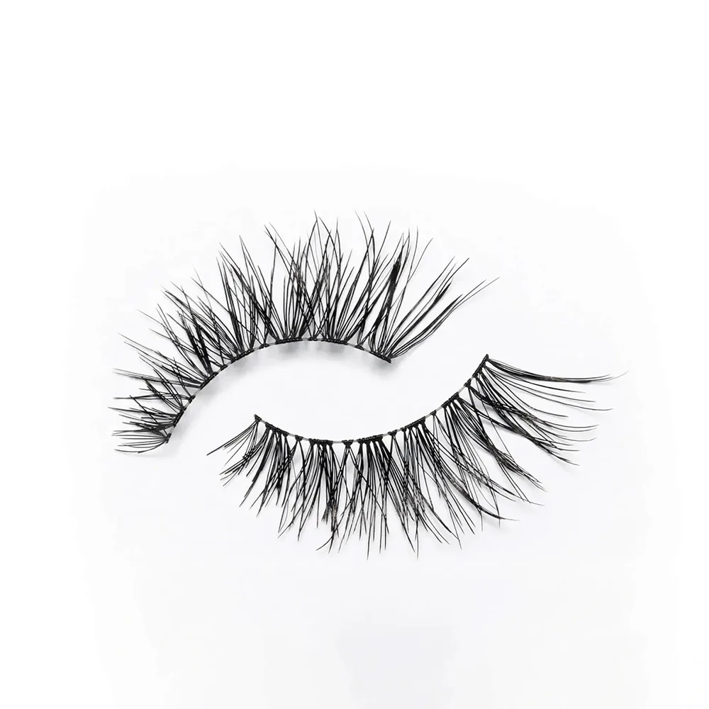 Eylure 3/4 Length 008 Light & Wispy Lashes Black Multipack 3 Pairs - Image 2