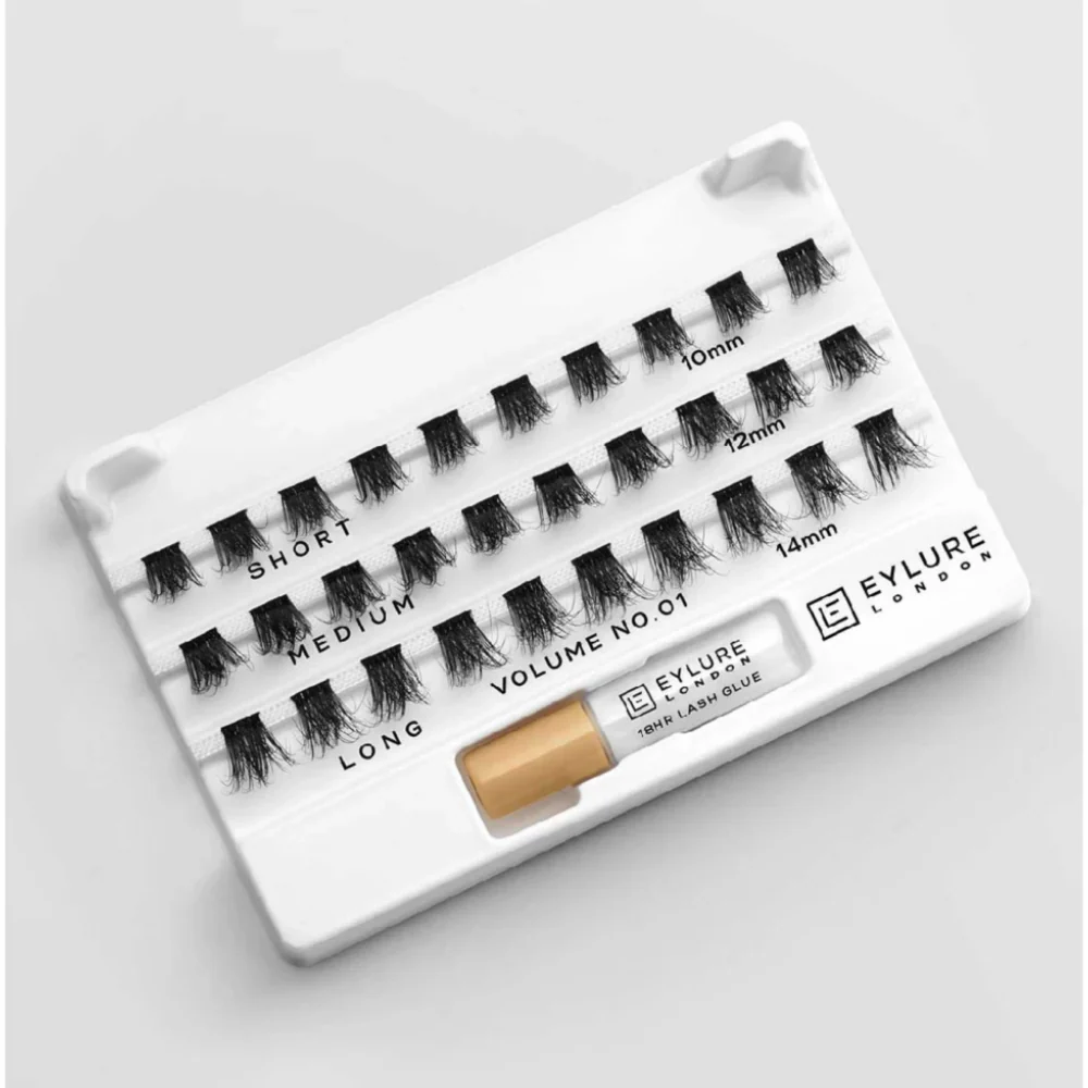 Eylure Luxe Faux Mink Individual Lash Clusters Volume 01 Black x30 - Image 4