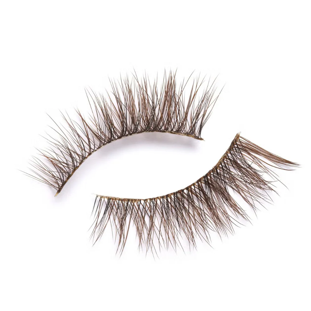 Eylure Naturals 033 Wispy Strip Lashes Brown/Black - Image 3