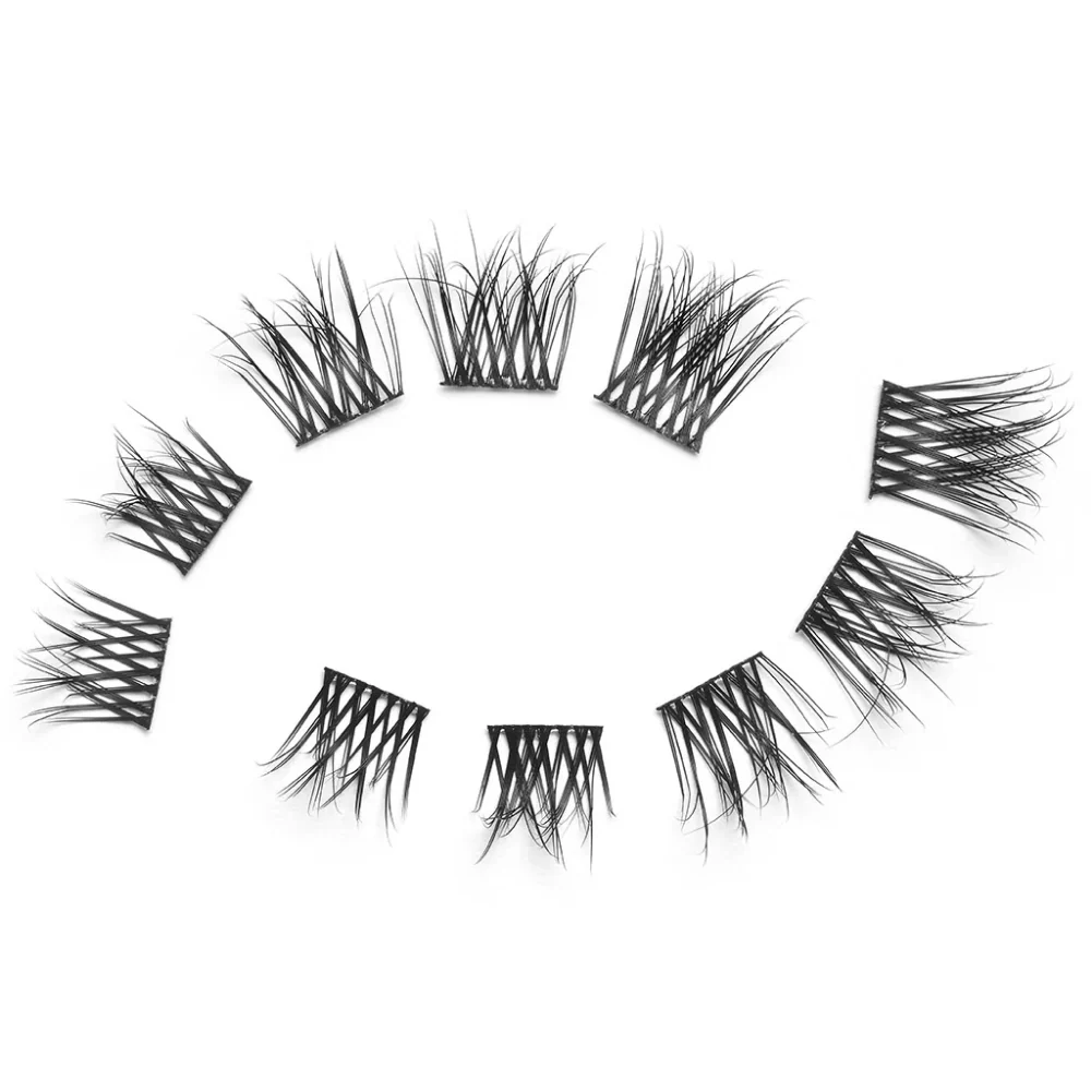 Eylure Salon Clusters Individual Lash Clusters Fluffy Black x36 - Image 2