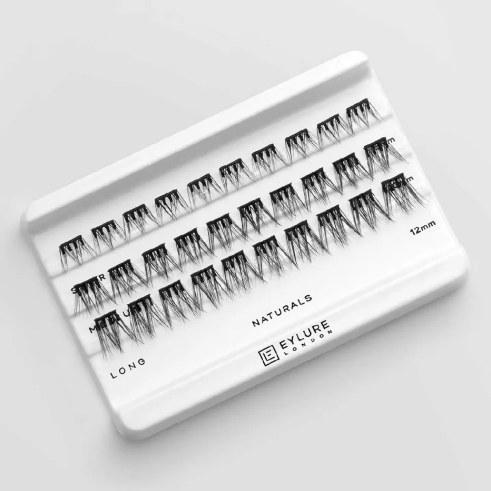 Eylure Salon Clusters Pre-Glued Individual Lash Clusters Naturals Black x30 - Image 4