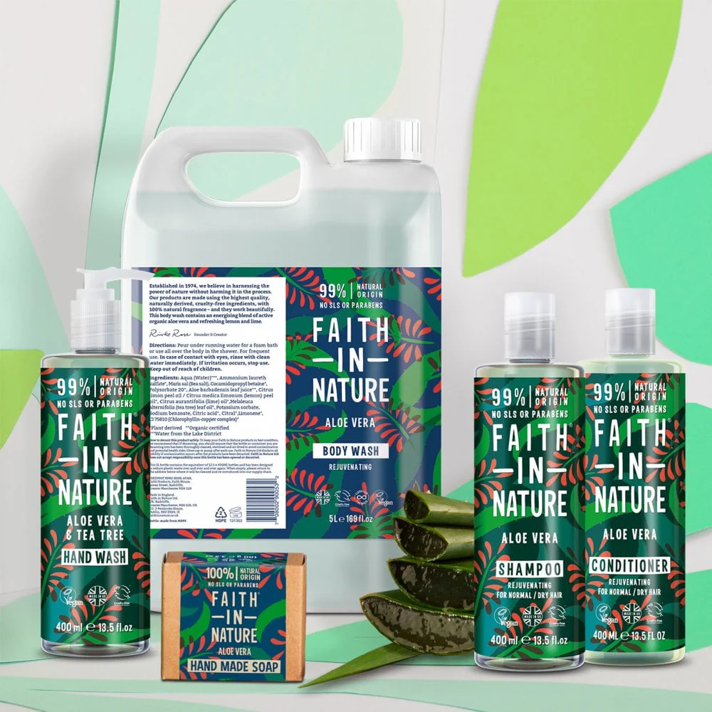 Faith In Nature Aloe Vera Body Wash 400ml - Image 4