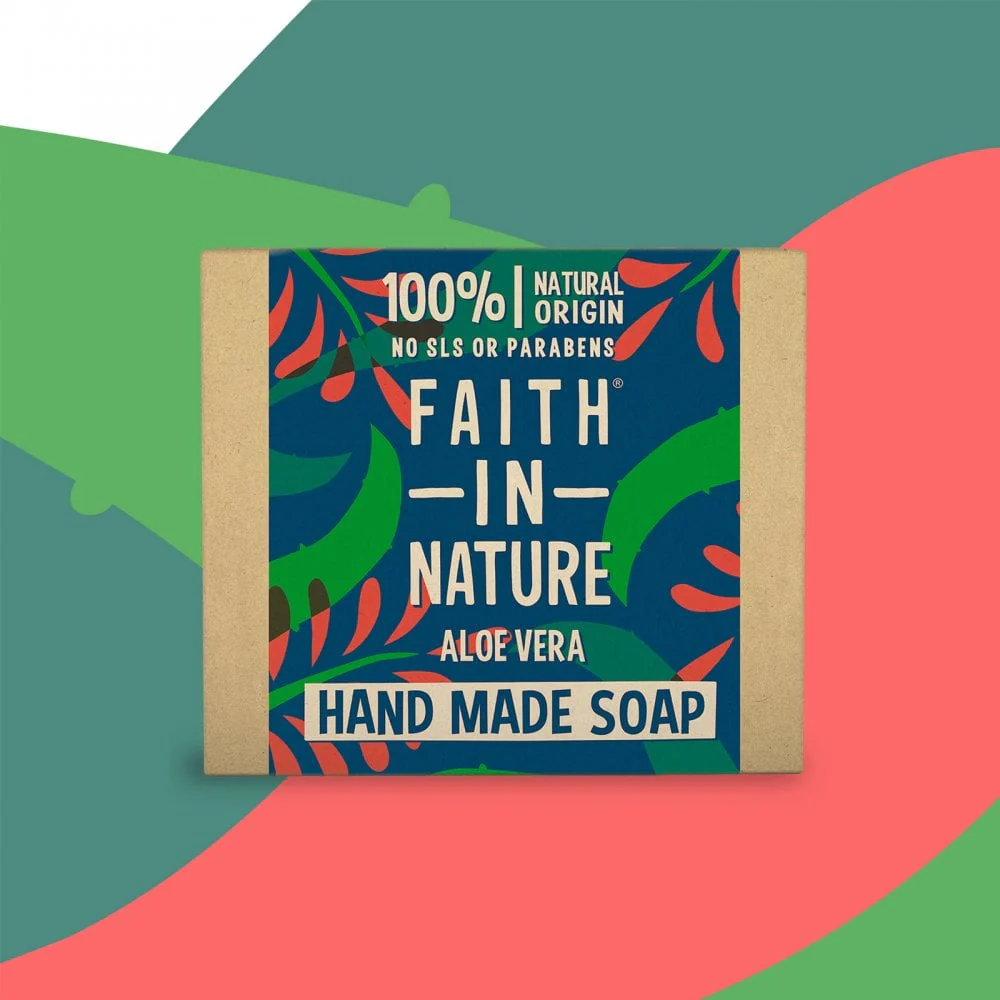 Faith In Nature Aloe Vera Hand Made Soap 100g - Image 2