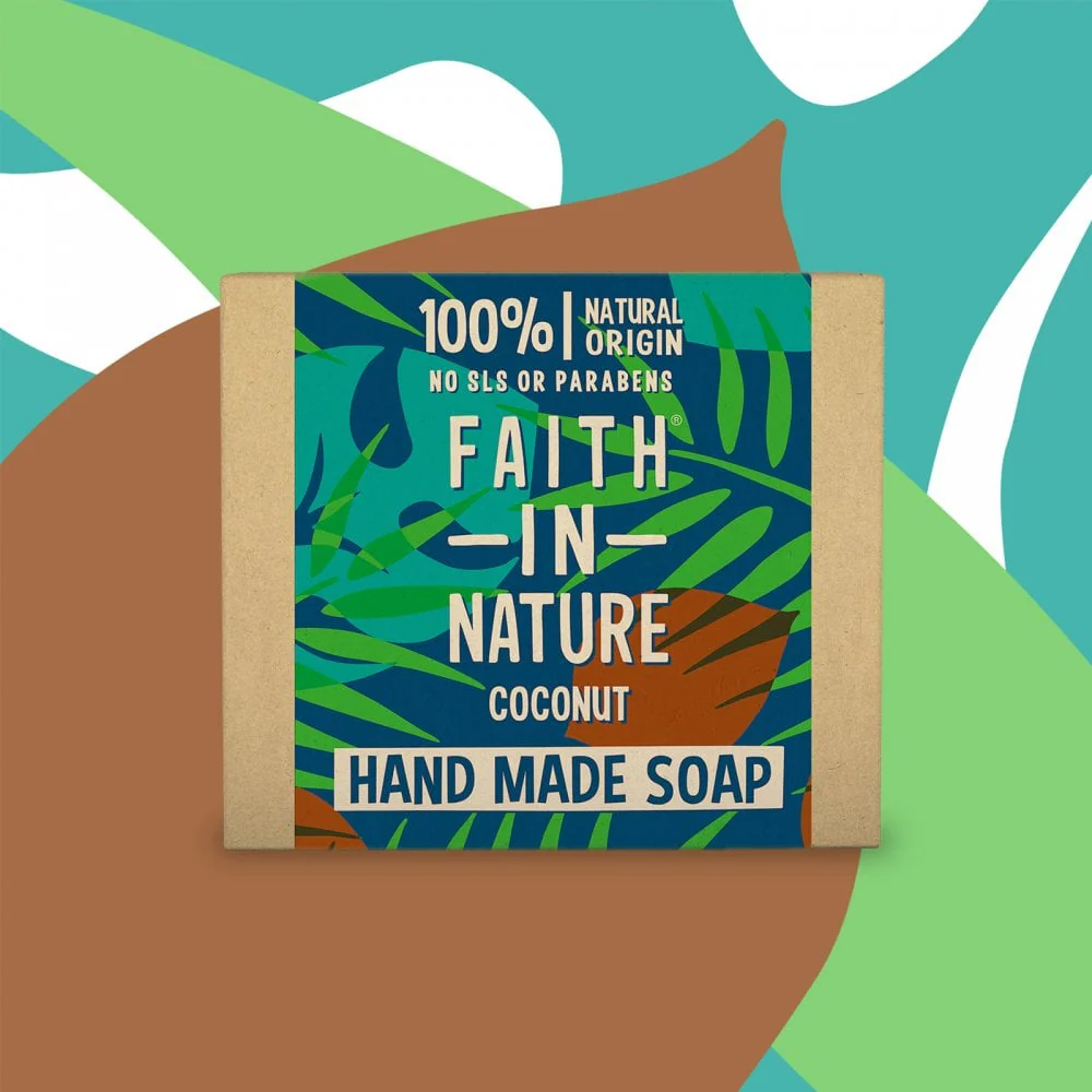 Faith In Nature Coconut Hand Made Soap 100g - Image 2