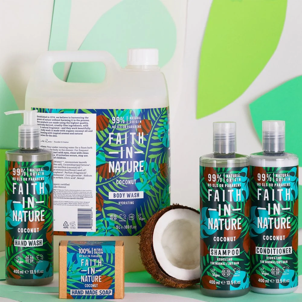 Faith In Nature Coconut Hand Wash 400ml - Image 3