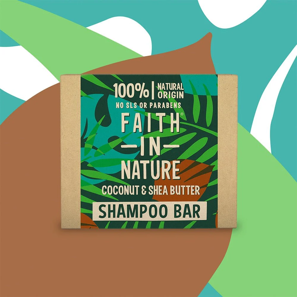Faith In Nature Coconut & Shea Butter Shampoo Bar 85g - Image 2