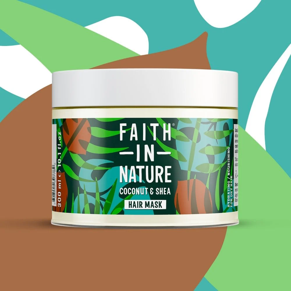 Faith In Nature Coconut & Shea Hydrating Hair Mask 300ml - Image 2