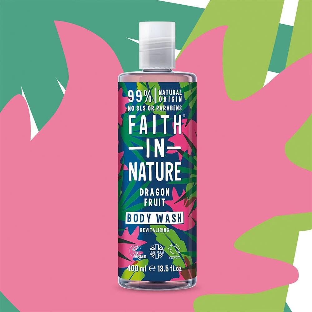 Faith In Nature Dragon Fruit Body Wash 400ml - Image 2