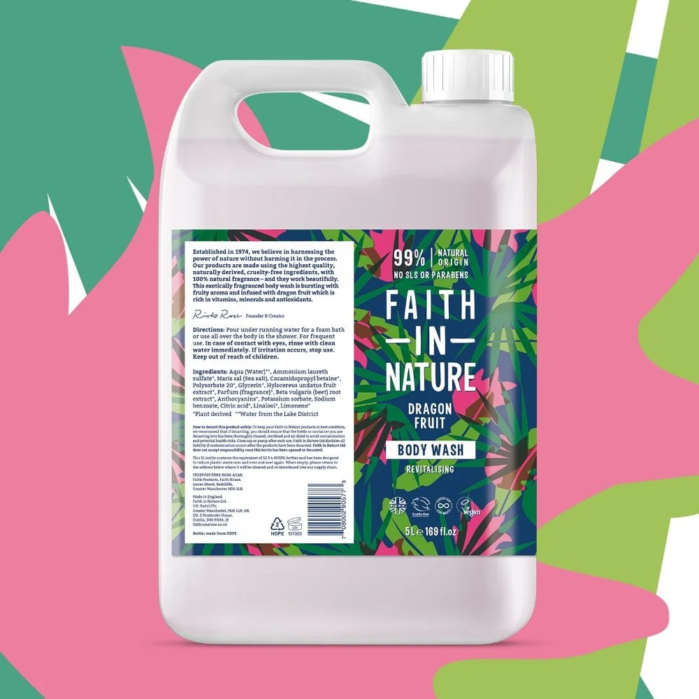 Faith In Nature Dragon Fruit Body Wash 5000ml - Image 2