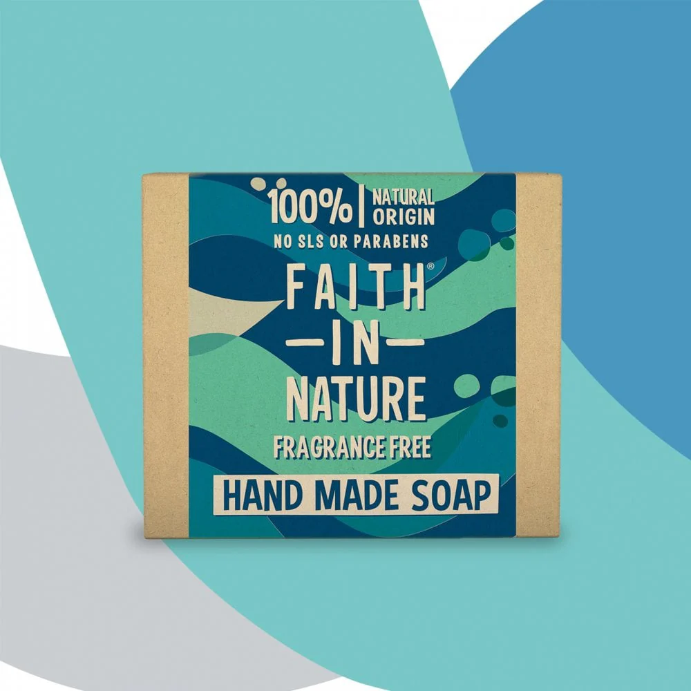 Faith In Nature Fragrance Free Hand Made Soap 100g - Image 2