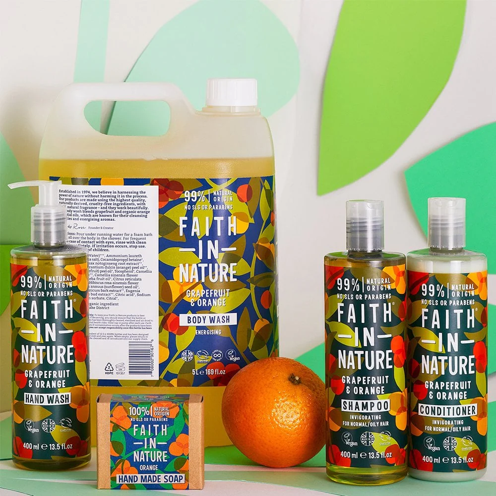 Faith In Nature Grapefruit & Orange Body Wash 400ml - Image 4