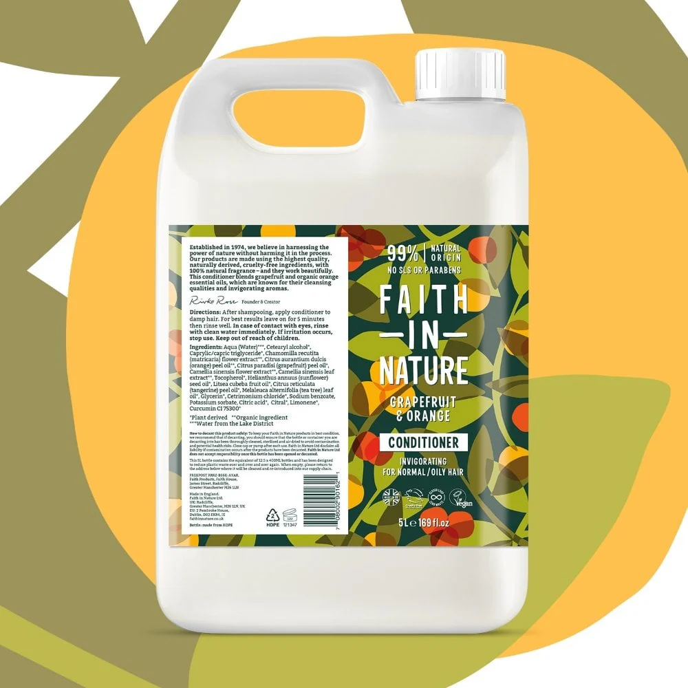 Faith In Nature Grapefruit & Orange Conditioner 5000ml - Image 2
