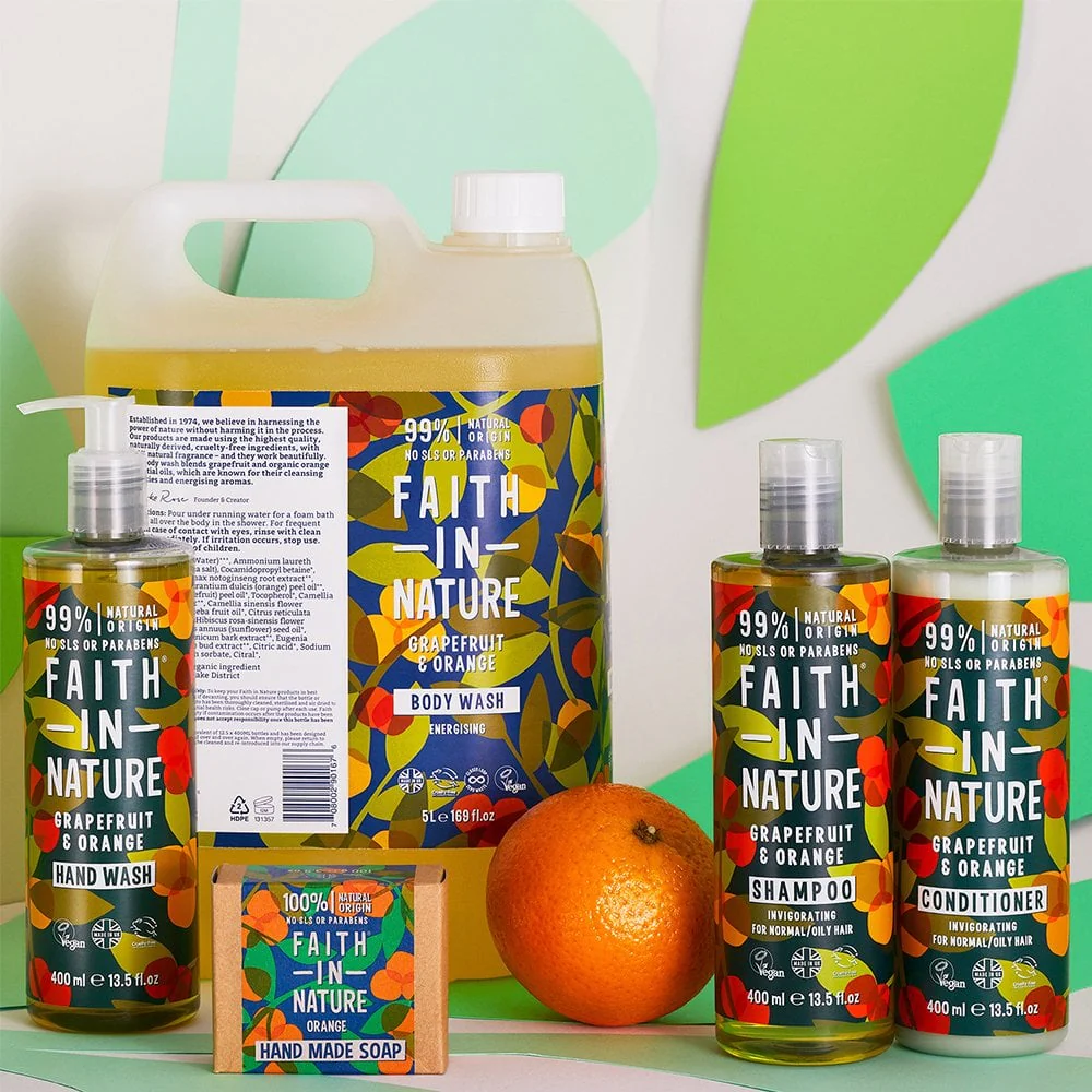 Faith In Nature Grapefruit & Orange Hand Wash 400ml - Image 3