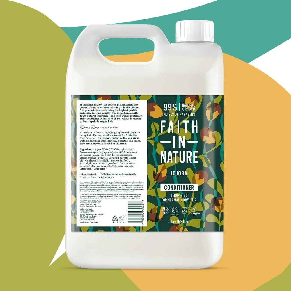 Faith In Nature Jojoba Conditioner 5000ml - Image 2
