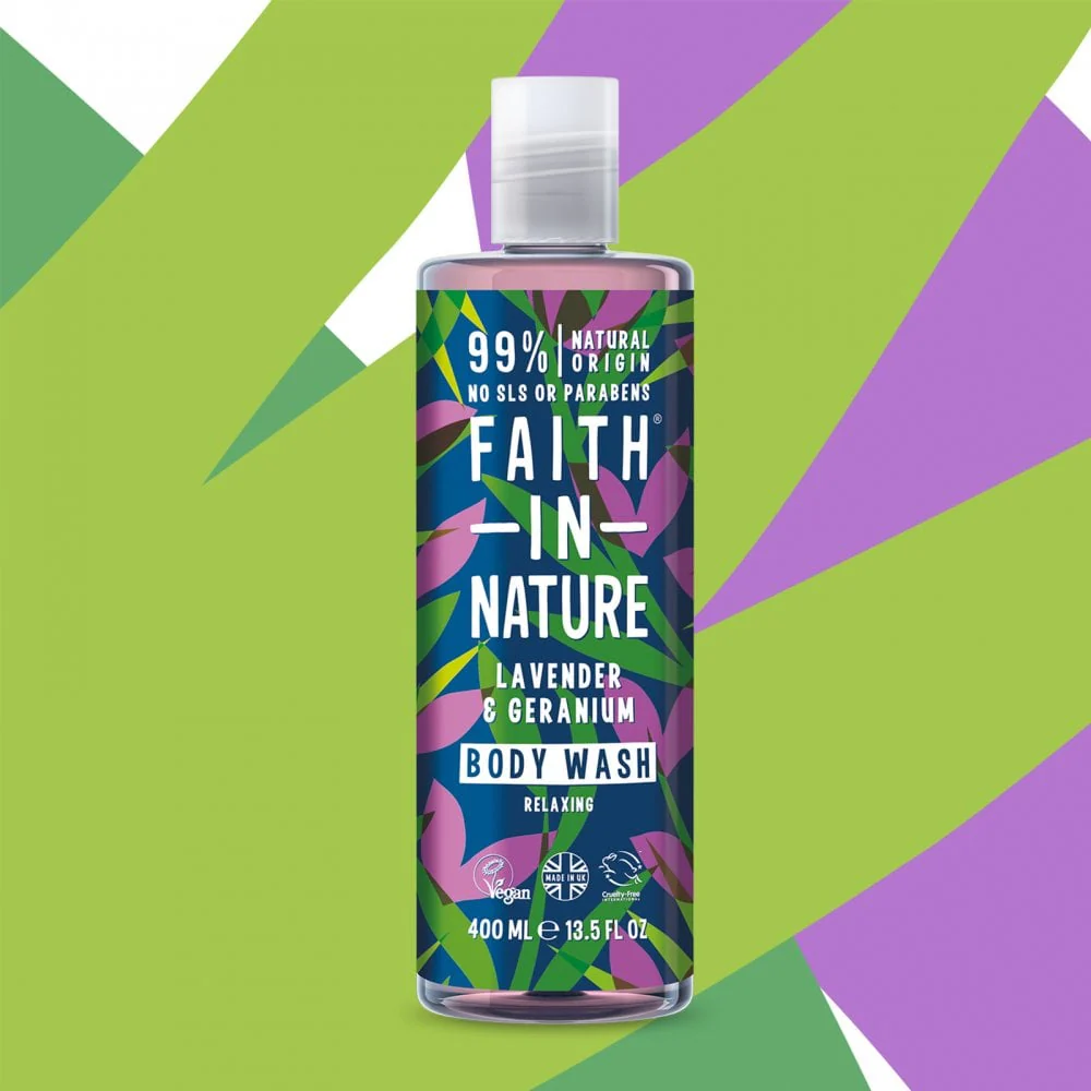 Faith In Nature Lavender & Geranium Body Wash 400ml - Image 2