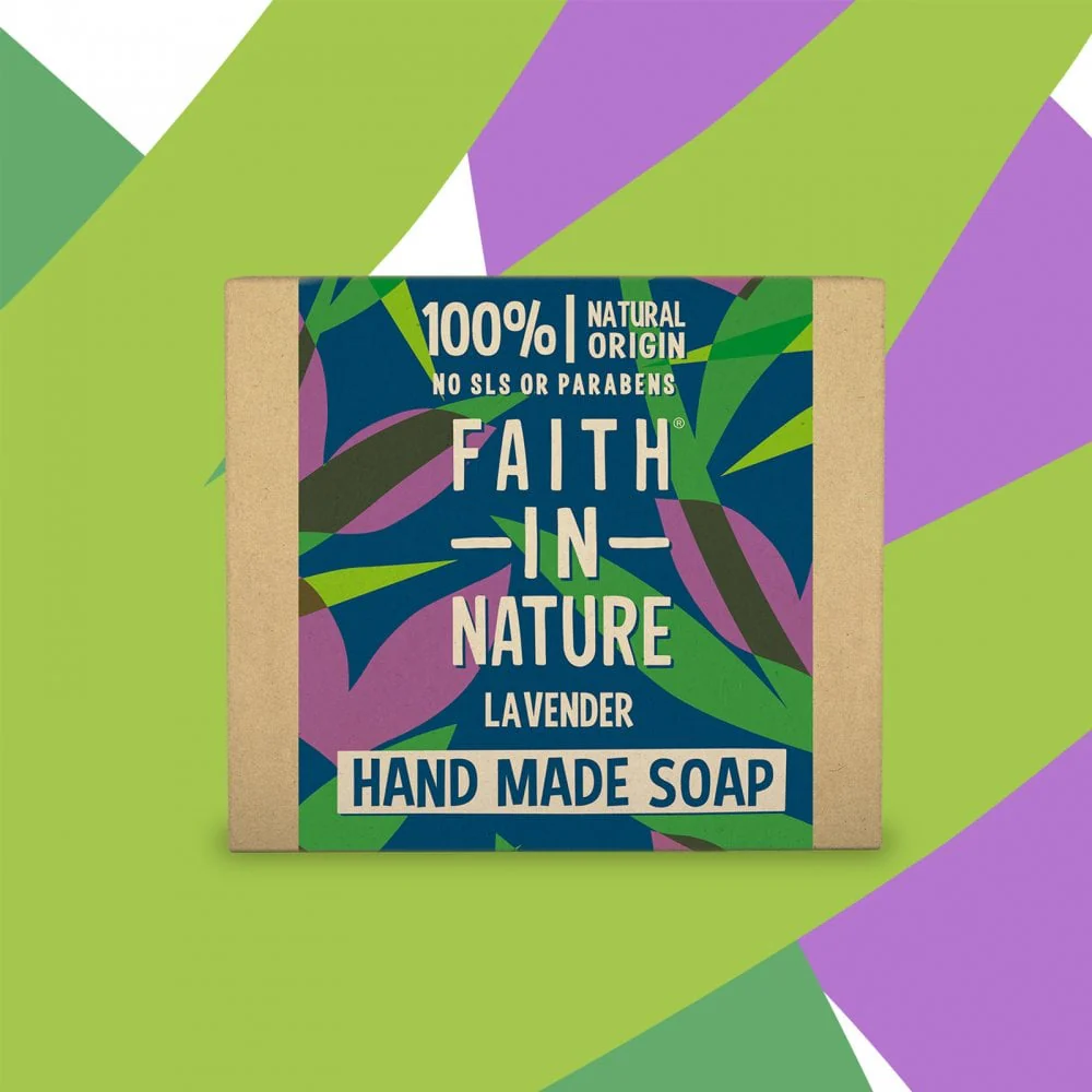Faith In Nature Lavender Hand Made Soap 100g - Image 2