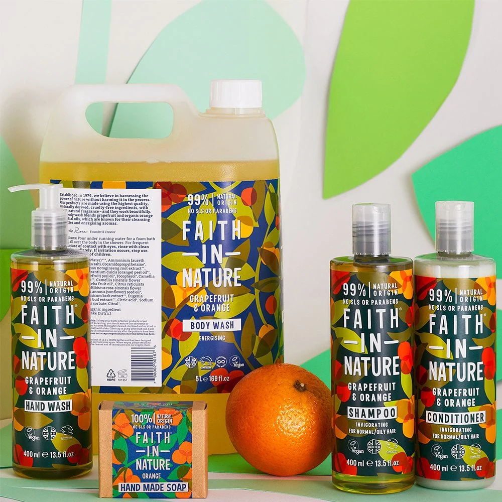 Faith In Nature Orange Hand Made Soap 100g - Image 4