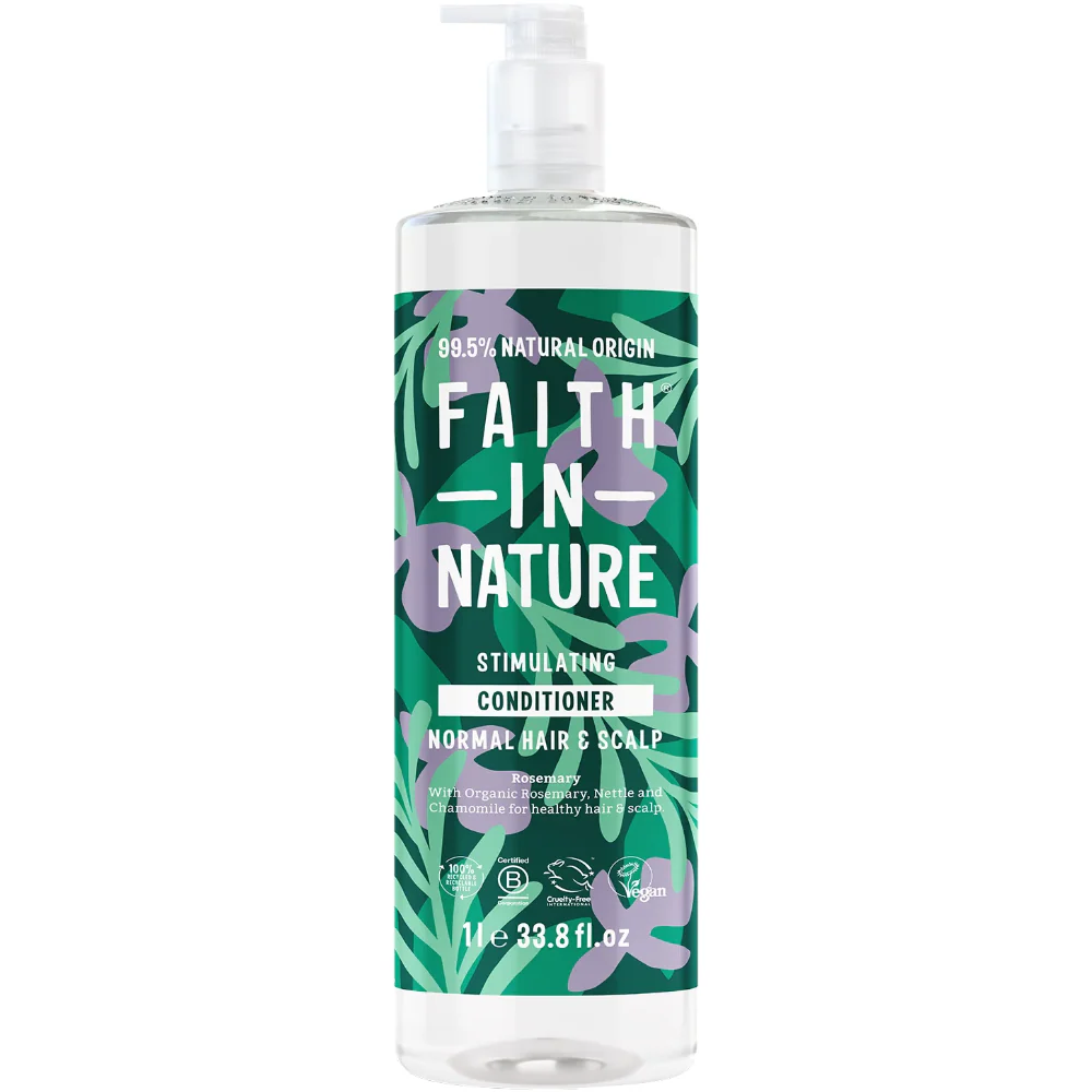 Faith In Nature Rosemary Shampoo & Conditioner Twin 2 x 1000ml - Image 2