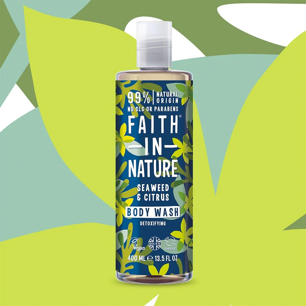 Faith In Nature Seaweed & Citrus Body Wash 400ml - Image 2