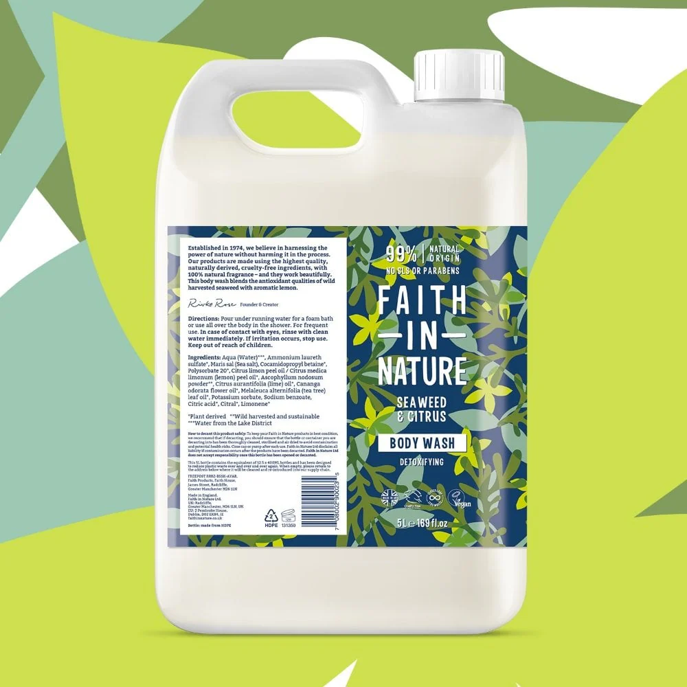 Faith In Nature Seaweed & Citrus Body Wash 5000ml - Image 2