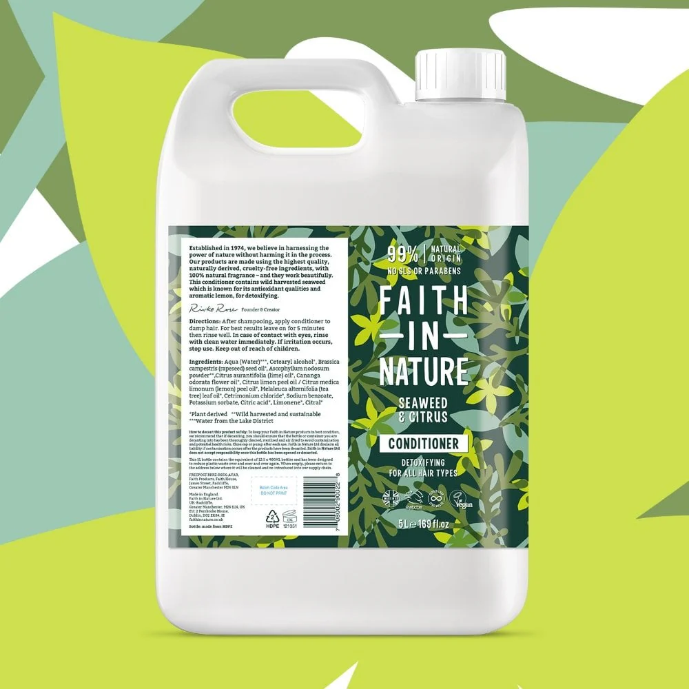 Faith In Nature Seaweed & Citrus Conditioner 5000ml - Image 2