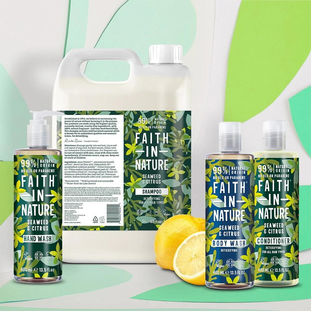 Faith In Nature Seaweed & Citrus Hand Wash 400ml - Image 3