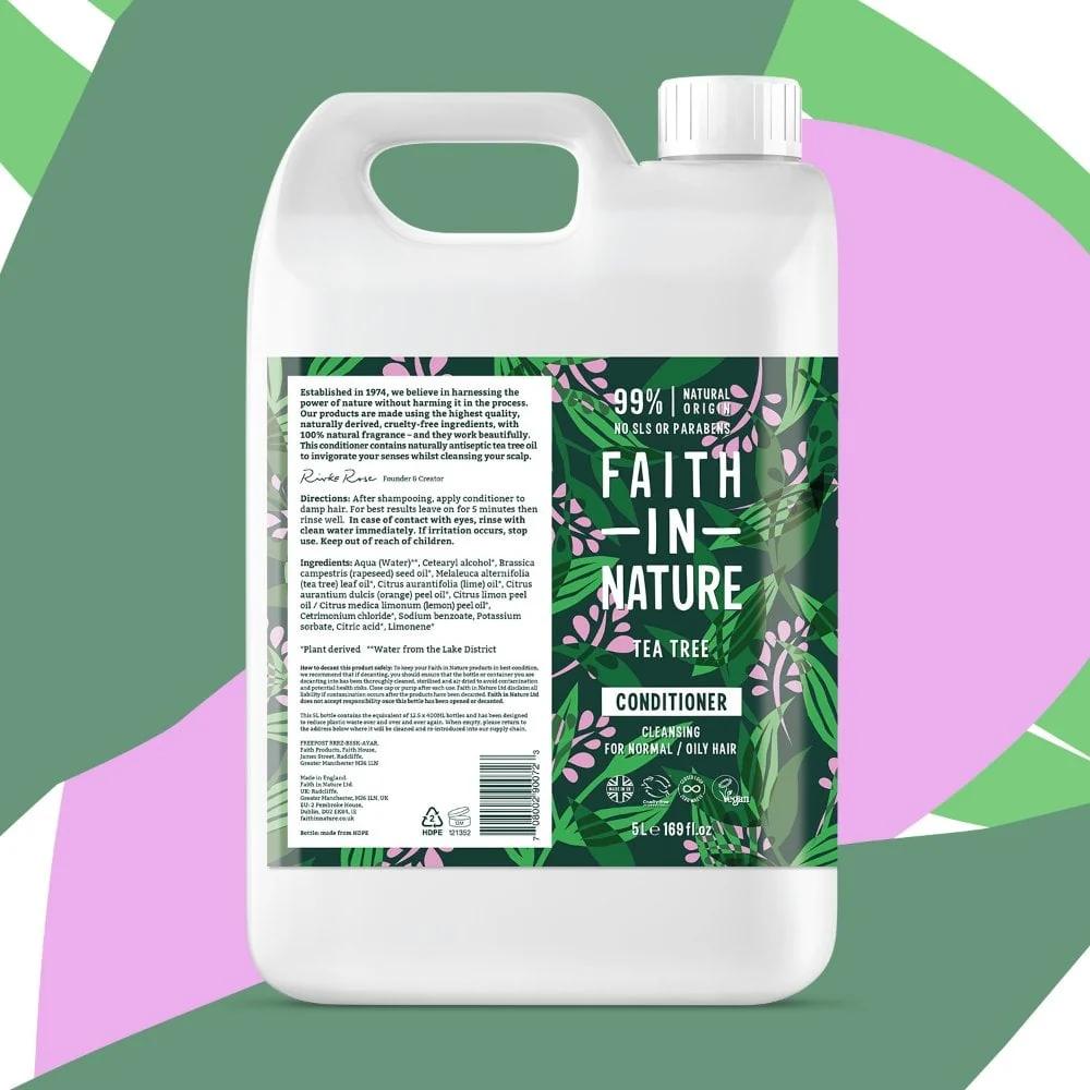 Faith In Nature Tea Tree Conditioner 5000ml - Image 2