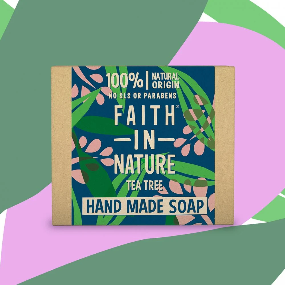 Faith In Nature Tea Tree Hand Made Soap 100g - Image 2