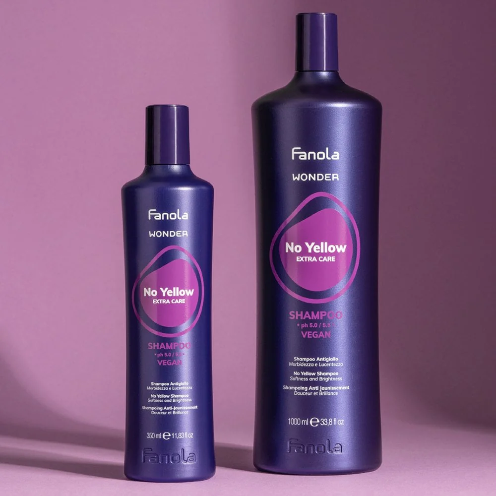 Fanola Wonder No Yellow Shampoo 350ml - Image 2