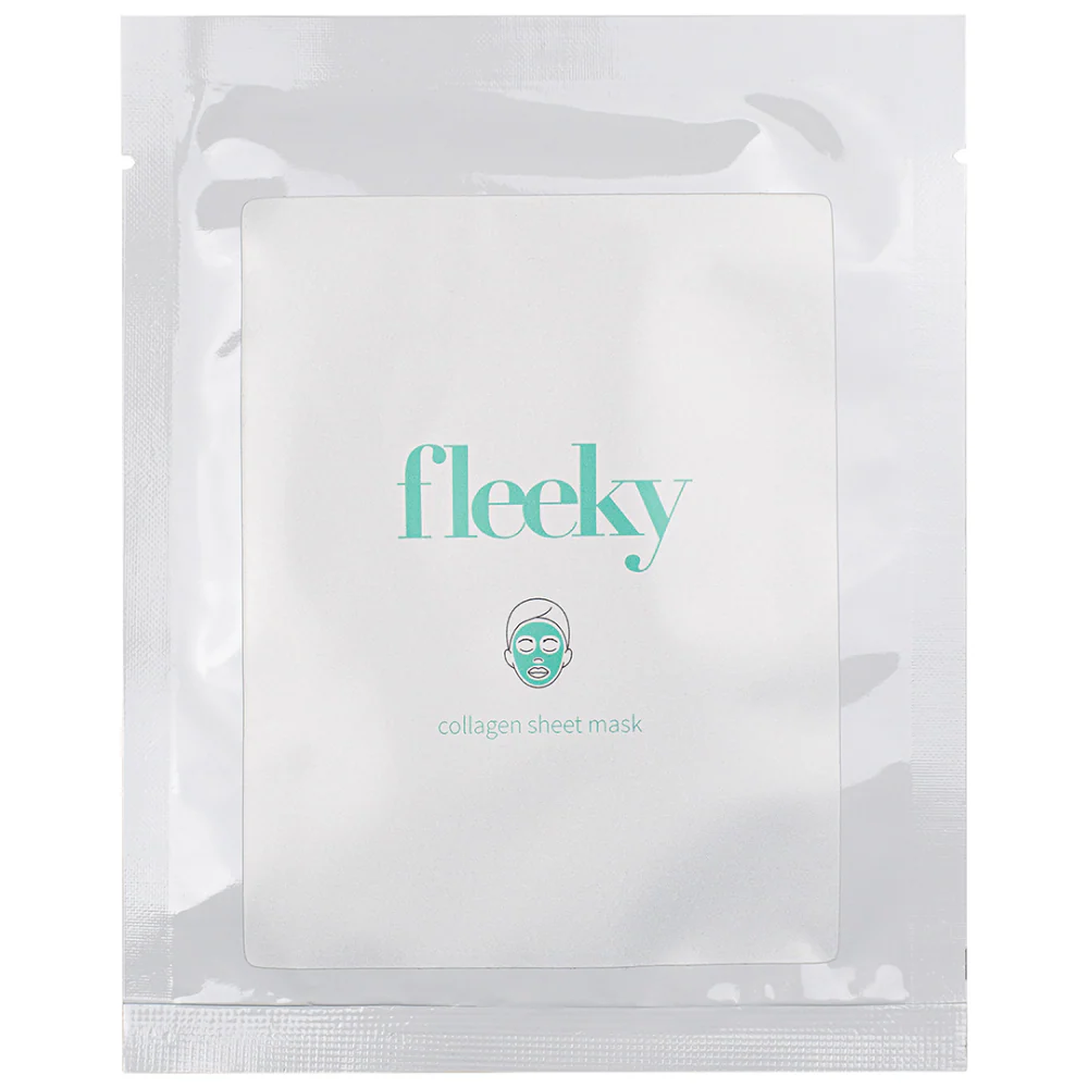 Fleeky Collagen Sheet Masks Pack of 5 - Image 2