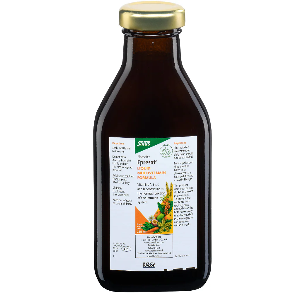 Floradix Epresat Liquid Multivitamin Formula 250ml - Image 3