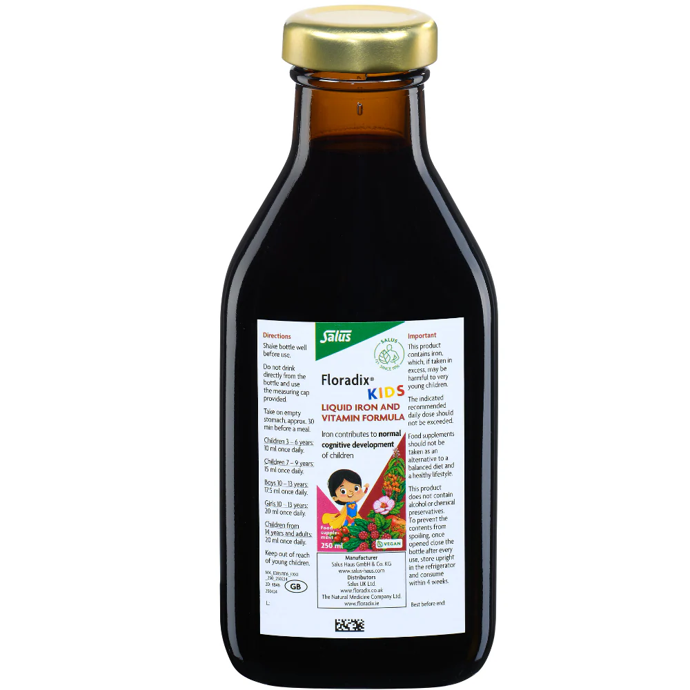 Floradix Iron & Vitamin Formula for Children 250ml - Image 3