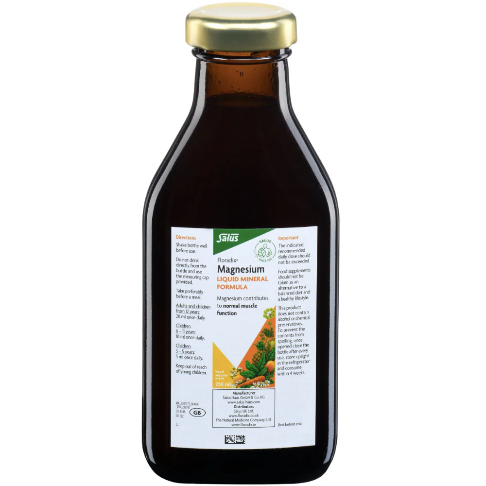 Floradix Magnesium Liquid 250ml - Image 3