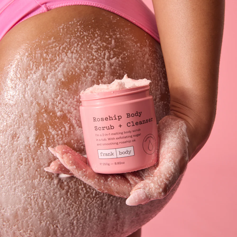 Frank Body Rosehip Body Scrub & Cleanser 250g - Image 3