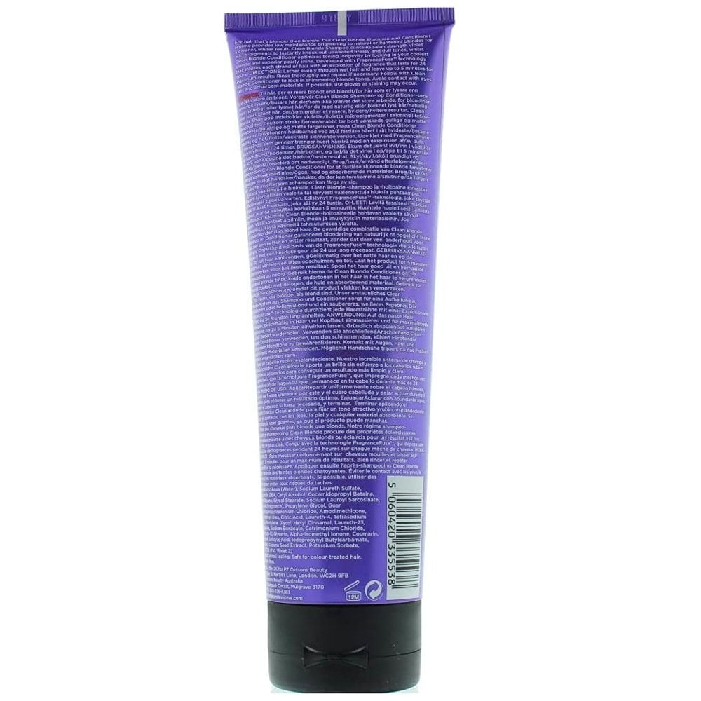 Fudge Professional Clean Blonde Violet-Toning Shampoo 250ml - Image 3