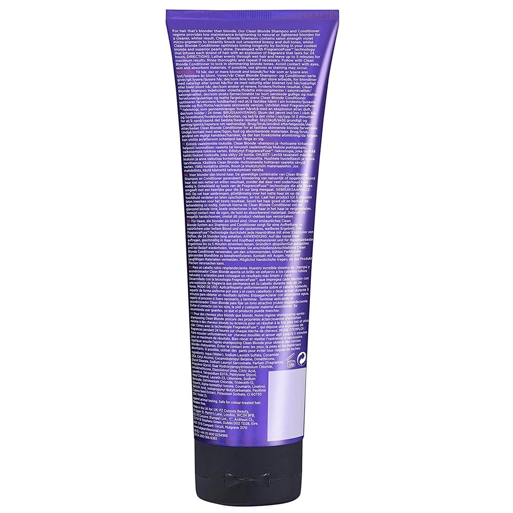 Fudge Professional Everyday Clean Blonde Damage Rewind Toning Shampoo 250ml - Image 6