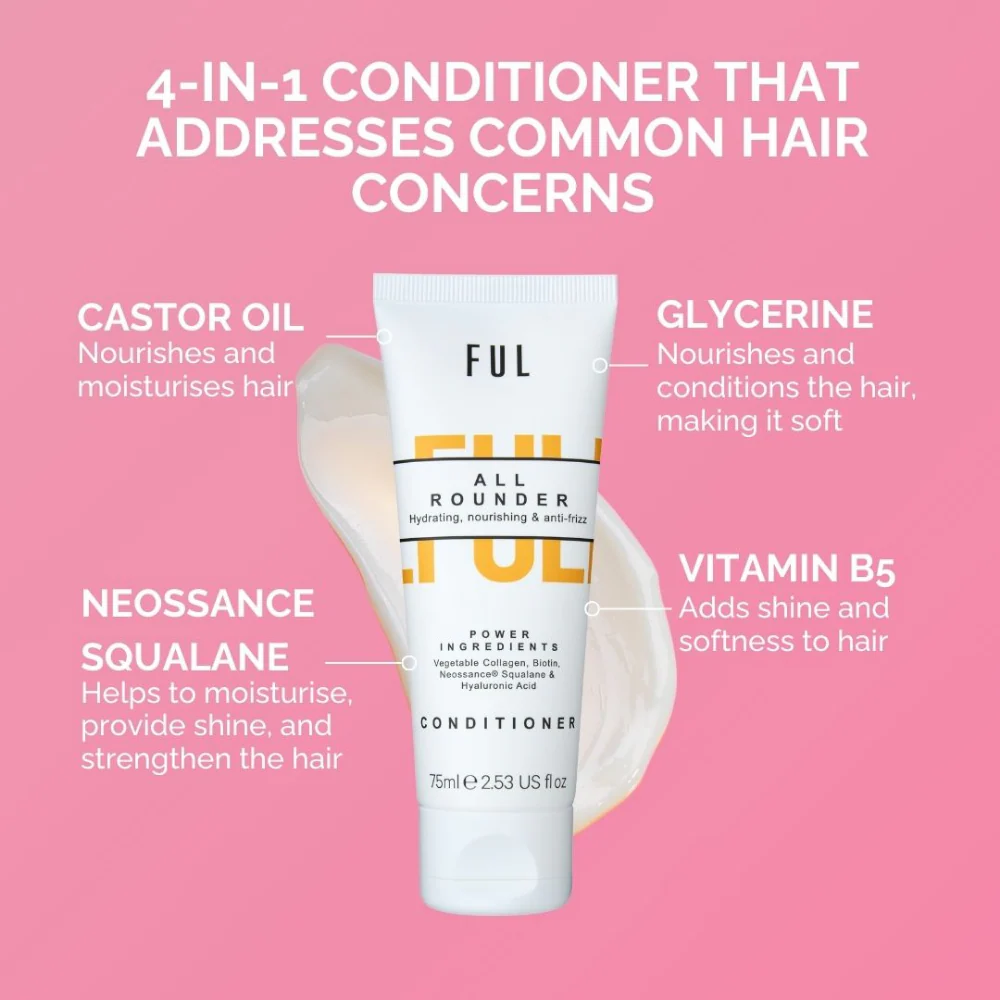 FUL All Rounder Moisture Conditioner Deluxe Mini 75ml - Image 3